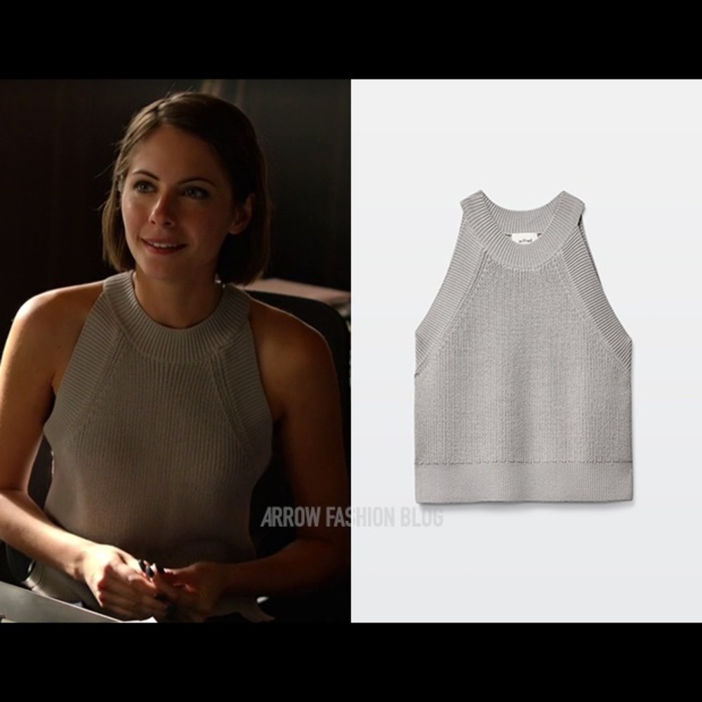 Aritzia crevier knit top